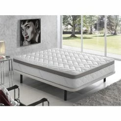 Budget ✔️ SIMPUR RELAX | Matelas 90x190 - Fil D'argent - Mousse à Mémoire De Forme - épaisseur 25 Cm - Ferme En Profondeur Et Doux En Surface. 🔔