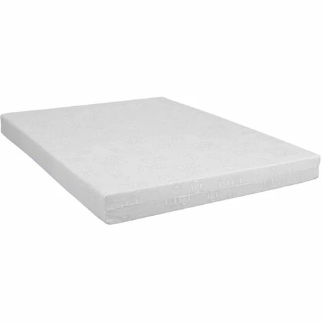 Sortie ❤️ SOMEO Matelas Mousse Confort Ferme Haute Densité JUNIOR 70x190 - Blanc 💯 – Image 2