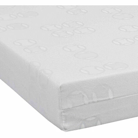 Sortie ❤️ SOMEO Matelas Mousse Confort Ferme Haute Densité JUNIOR 70x190 - Blanc 💯 – Image 3