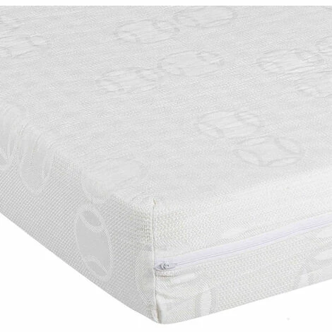 Sortie ❤️ SOMEO Matelas Mousse Confort Ferme Haute Densité JUNIOR 70x190 - Blanc 💯 – Image 4