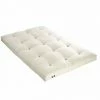 Tout neuf 🧨 TERRE DE NUIT Matelas Futon écru En Coton 90x190 - Ecru 🧨