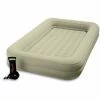 Vente flash 🔥 Matelas Gonflable Enfant 1 Place + Gonfleur - Intex - Beige ✔️