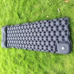 Meilleure vente ❤️ ZHUOXUAN Tapis De Couchage Extérieur ， Auto-gonflable Avec Pompe à Pied, Capable D'épisser Des Tapis De Couchage Gonflables ， Matelas Pneumatique Imperméable, Bleu Foncé 💯