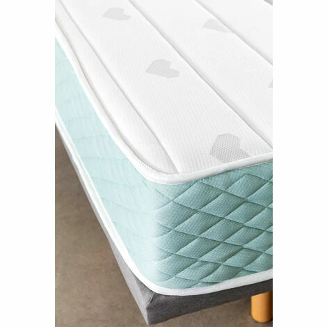 Sortie ✨ Matelas Viscoélastique Dafne SKLUM Polyester - L'île Du Paradis Vert 150 X 190 Cm 😍 – Image 4