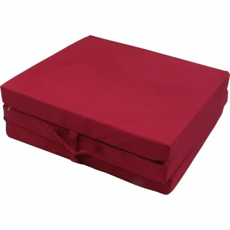 Budget 🎁 Herlag Matelas Pliable Junior Couleur Rouge, 190x60 Cm, Matelas D'invitŽ, Matelas Pliant ✨ – Image 2