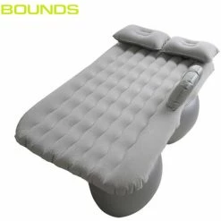 De gros ✨ ASUPERMALL Lit De Voyage Gonflable Pour Voiture, Protection Secondaire Contre Les Chocs Absorbant Les Chocs, Bord Serré, Tissu Composite Anti-Mouillant, Gris 🔥