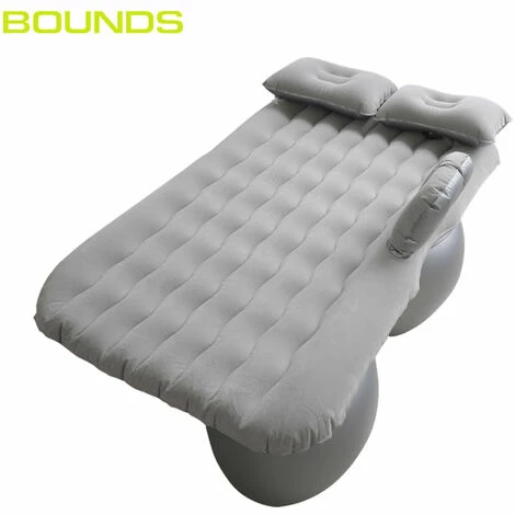 De gros ✨ ASUPERMALL Lit De Voyage Gonflable Pour Voiture, Protection Secondaire Contre Les Chocs Absorbant Les Chocs, Bord Serré, Tissu Composite Anti-Mouillant, Gris 🔥