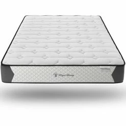 Meilleure vente ✨ Matelas Mémoire De Forme 180x200 Royal Luxury 22 Hbedding - Mousse HR 28kg, 22cm D'épaisseur - Blanc 👍