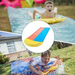 Promo 👍 XICHAO Tapis De Glisse Gonflable Avec Deux Planches De Surf Piscine Jeu En Plein Air ✔️