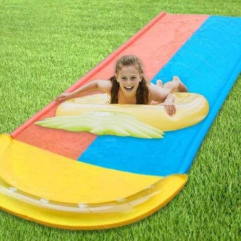 Promo 👍 XICHAO Tapis De Glisse Gonflable Avec Deux Planches De Surf Piscine Jeu En Plein Air ✔️ – Image 3