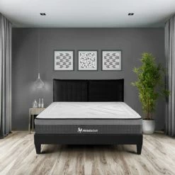 Acheter 🌟 MEDAILLE DORT | Matelas ACTIVE + 90x200 Cm | Mousse à Mémoire De Forme | Soutien Ferme - Blanc 💯