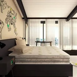 Budget 🛒 Baldiflex Matelas Mémoire De Forme 27 Cm Duck Premium Avec Revetement Aloe Vera 90x200 Cm 🎁