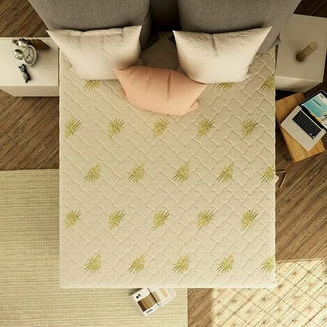 Coupon 🎉 Baldiflex Matelas Mémoire De Forme Ergonomic 3 Couches Traitees, Revetement Regenerant En Tissu Aloe, Melodia 90x190 Cm 👏 – Image 5