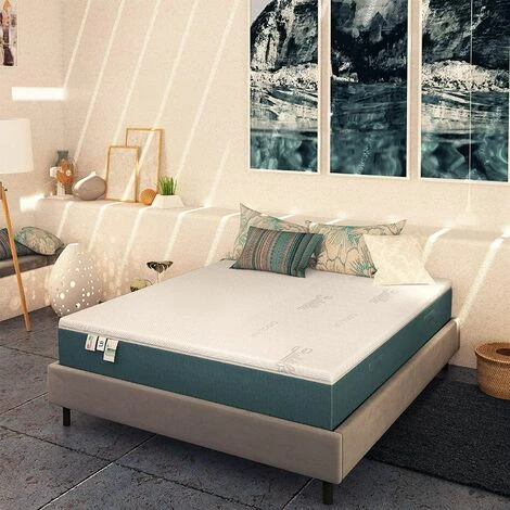 Vente flash 🎁 Baldiflex Matelas Mousse Plus Top Fresh - Mémoire De Forme - 4 Couches - Revetement Cooler 80x200 Cm 💯