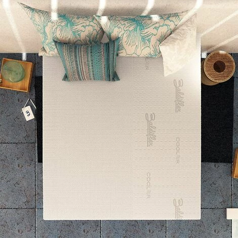 Vente flash 🎁 Baldiflex Matelas Mousse Plus Top Fresh - Mémoire De Forme - 4 Couches - Revetement Cooler 80x200 Cm 💯 – Image 5