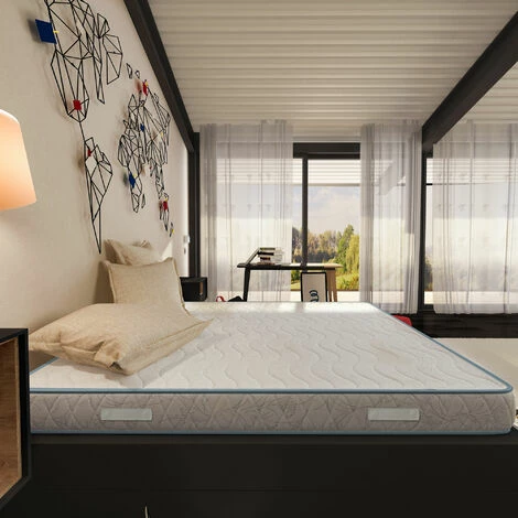 Le moins cher 🛒 Baldiflex Matelas H 20 Cm Orthopedique, Basic Avec Poignees Et Revetement Hypoallergenique, Mesure 90x190 Cm ✔️ – Image 3