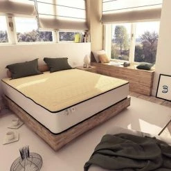 Grosses soldes 🎁 Baldiflex Matelas Latex Cotton - Matelas Hybride Latex Et Mousse, Hauteur 30 Cm, 90x190 Cm 😉