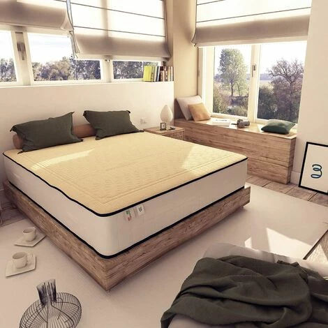 Grosses soldes 🎁 Baldiflex Matelas Latex Cotton - Matelas Hybride Latex Et Mousse, Hauteur 30 Cm, 90x190 Cm 😉