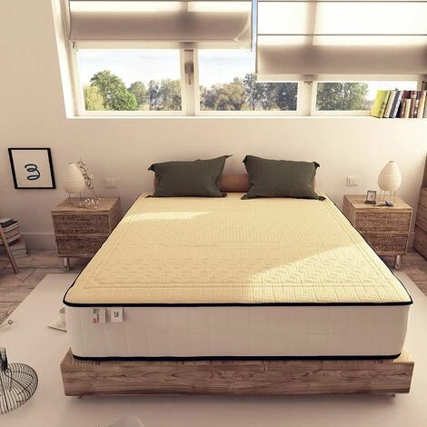 Grosses soldes 🎁 Baldiflex Matelas Latex Cotton - Matelas Hybride Latex Et Mousse, Hauteur 30 Cm, 90x190 Cm 😉 – Image 4