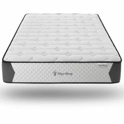 Bon marché 🤩 Matelas Mémoire De Forme 160x200 Royal Luxury 27 Hbedding - Mousse HR 28kg, 27cm D'épaisseur - Blanc 🎁