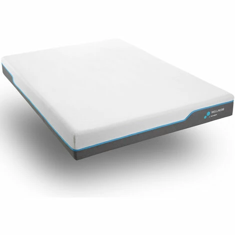 Tout neuf ⌛ Matelas Mémoire De Forme 180x200 Wellness Hbedding - Mousse Super Soft 25kg/m3, 20cm D'épaisseur - Blanc ⭐ – Image 3
