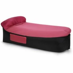 Nouveau 👏 SUPERSELLER Chaise Longue Gonflable Lits D'air Portables Canapé De Couchage Canapé Pour Voyager Camping Plage Arrière-cour , Rose - Rose 🧨