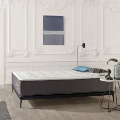 Acheter 🔔 Matelas EXCLUSIVE 70x190 Mousse à Mémoire De Forme HD | Très épais 25 Cm | Accueil Latex + HR | 7 Zones Grand Confort | NATURALEX - Blanc ⌛