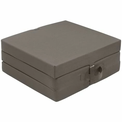 Acheter 👏 NOVA Matelas En Mousse Pliant 190 X 70 X 9cm Avec Diverses Couleurs Fermeture Matelas En Mousse Pliable En 3 Sections 190 X 70 X 9 Cm Gris Couleur : Gris ❤️ – Image 4