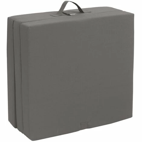 Acheter 👏 NOVA Matelas En Mousse Pliant 190 X 70 X 9cm Avec Diverses Couleurs Fermeture Matelas En Mousse Pliable En 3 Sections 190 X 70 X 9 Cm Gris Couleur : Gris ❤️ – Image 5