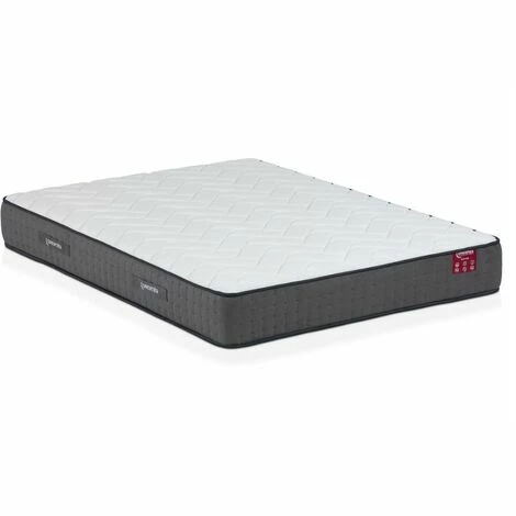 Remise 😍 VENTE-UNIQUE.COM Matelas Ressorts Ensachés 5 Zones Accueil Mémoire De Forme BABYLONE De DREAMEA ép.23cm - 180 X 200 Cm 🎉