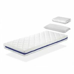 Top 10 🔔 DREAMDI Pack Matelas 90X190 HERMES LIT ENFANT, Epaisseur 11 CM + 1 Oreiller A Memoire 90x35 + 1 Protege Matelas 90x190 ⭐