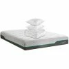 Bon marché 🤩 HBEDDING Matelas Mémoire De Forme 140x190 Wellness Hybrid - Latex, 25cm D'épaisseur + Couette + 2 Oreillers - Blanc 🔔