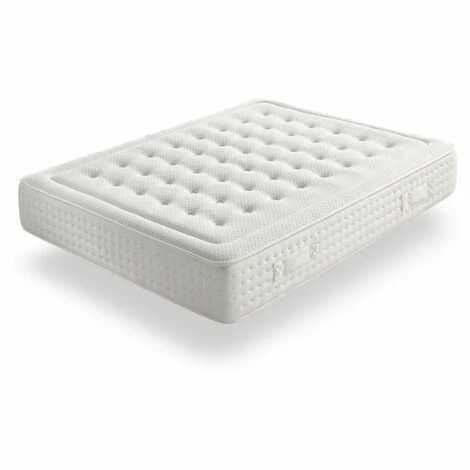 Budget 🥰 Dmora Luxury Relax Simple, Structure à Ressorts Ensachés Et Mousse à Mémoire, Orthopédique à Support Rigide, Cm 105x190 Hauteur 30 ✔️ – Image 2
