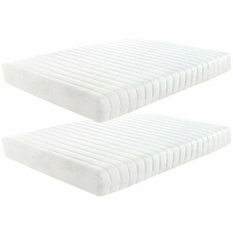 Meilleure affaire 😉 IZTOSS Lot De 2 - Luxe Matelas Mémoire De Forme 140x190 Memo - épaisseur 16cm- 8 Zones De Confort Mousse Mémoire Adaptative 🌟