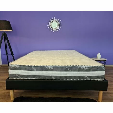 Sortie 😍 PROVENCE LITERIE Matelas Orthopédique 70x190 X 22 Cm - Très Ferme - Face Hiver Laine - Ame Poli Lattex Haute Densité - Hypoallergénique ❤️ – Image 3