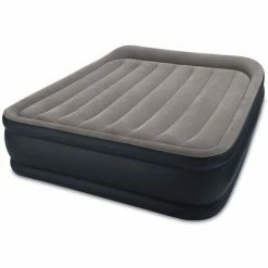 Le moins cher 🌟 Intex 64136 Matelas Lit D'appoint Gonflable Double électrique Lit De Camp Portable 152x203x42cm 🎉