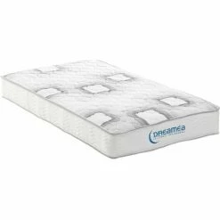 Remise 😉 VENTE-UNIQUE.COM Matelas Ressorts Ensachés ép20cm SONGE De DREAMEA - 90 X 190 Cm 🛒