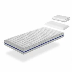 Les meilleures critiques de 🎉 DREAMDI Pack Matelas Mousse à Mémoire 90X180 GEA VISCO LIT ENFANTS, Epaisseur 18 CM + 1 Oreiller à Memoire 90x35 + 1 Protege Matelas 90x180 🥰