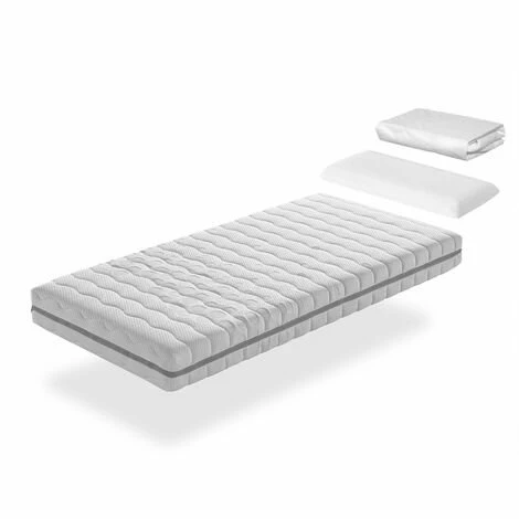 Coupon 🥰 DREAMDI Pack Matelas 80X160 GEA LIT ENFANTS, Epaisseur 18 CM + 1 Oreiller à Memoire 80x35 + 1 Protege Matelas 80x160 ✨