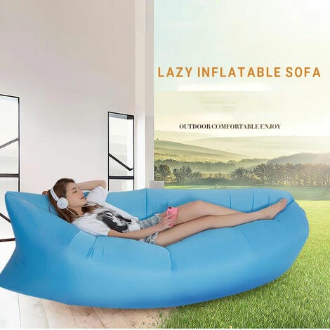 Grosses soldes ✔️ TANCYCO Canapé Gonflable Extérieur Ultra-léger De Lit Portatif De Lit De Lit Gonflable Pliable De Couchage De Plage,Le Noir, 🛒 – Image 2