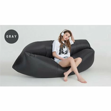 Grosses soldes ✔️ TANCYCO Canapé Gonflable Extérieur Ultra-léger De Lit Portatif De Lit De Lit Gonflable Pliable De Couchage De Plage,Le Noir, 🛒 – Image 4