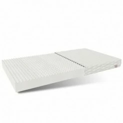Vente flash ✨ KIDS LITERIE Matelas Mousse Picchi 90x190 Blanc - Blanc 🔔