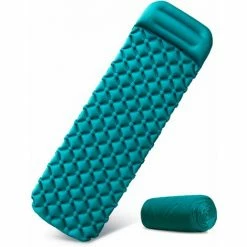 Le moins cher ❤️ MACARON Matelas De Camping Épaisseur Améliorée 10cm Tapis De Couchage Autogonflant, Matelas Randonnée Avec Oreiller, Matelas Gonflable Ultraléger Pour Camping,Tente,Randonnée LO-Ron 🔥