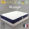 Grosses soldes ⭐ LUXURY LITERIE Matelas 140x190 Cm, Hauteur 24 Cm, Nuage, Mémoire De Forme, 10 Zones De Confort, Indépendance Du Couchage, Réversible, Orthopédique 🧨