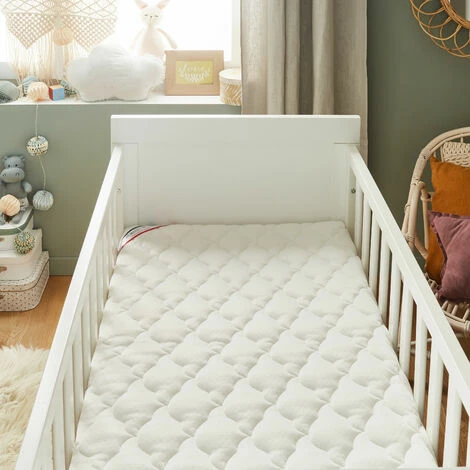 Bon marché ❤️ PTIT LIT P'tit Lit - Matelas Enfant/Bébé Croissance - 70x140 Cm - Évolutif : 1 Face Mémoire De Forme (-9 Mois) / 1 Face Mousse 23kg/m3 (+ 9 Mois) - Anti Acarien - Déhoussable - Fabrication Française - Blanc ❤️ – Image 2