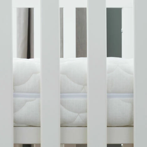 Bon marché ❤️ PTIT LIT P'tit Lit - Matelas Enfant/Bébé Croissance - 70x140 Cm - Évolutif : 1 Face Mémoire De Forme (-9 Mois) / 1 Face Mousse 23kg/m3 (+ 9 Mois) - Anti Acarien - Déhoussable - Fabrication Française - Blanc ❤️ – Image 5