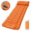 Le moins cher 😀 ELLE Matelas De Camping Avec Pompe À Pied, Matelas De Couchage À Air D'Épaisseur Améliorée, Matelas De Randonnée Avec Oreiller, Matelas À Air Ultra Léger Pour Camping, Tente, Randonnée 2Pcs Orange 😉