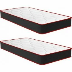 Promo 🎉 BOLLI Matelas Lot 2 90x190 - Épaisseur 16cm - Luxe Matelas De Lit D'Adulte Et D'enfant - Mousse à Mémoire - 7 Zones De Confort Mousse Mémoire Adaptative 🧨