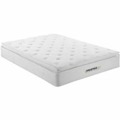 Offres 🔥 VENTE-UNIQUE.COM Matelas Anti-feu Ressorts Ensachés Et Surmatelas Intégré DELICE De DREAMEA HOTEL - 140 X 190 Cm 🥰