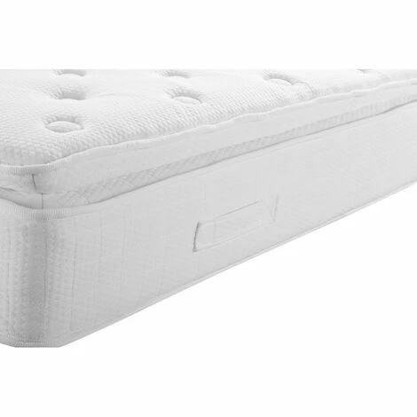 Offres 🔥 VENTE-UNIQUE.COM Matelas Anti-feu Ressorts Ensachés Et Surmatelas Intégré DELICE De DREAMEA HOTEL - 140 X 190 Cm 🥰 – Image 3